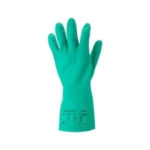 Image of Ansell AlphaTec Solvex Size 11 Chemical Resistant Gloves Green