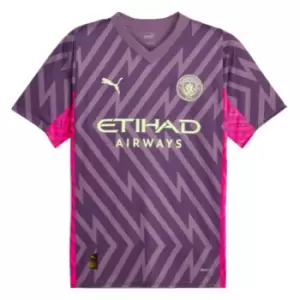 Image of 2023-2024 Man City Goalkeeper Shirt (Purple Charcoal)
