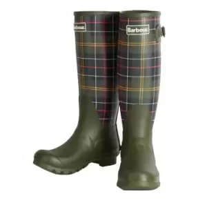 Image of Barbour Womens Tartan Bede Wellingtons Classic Tartan UK 6