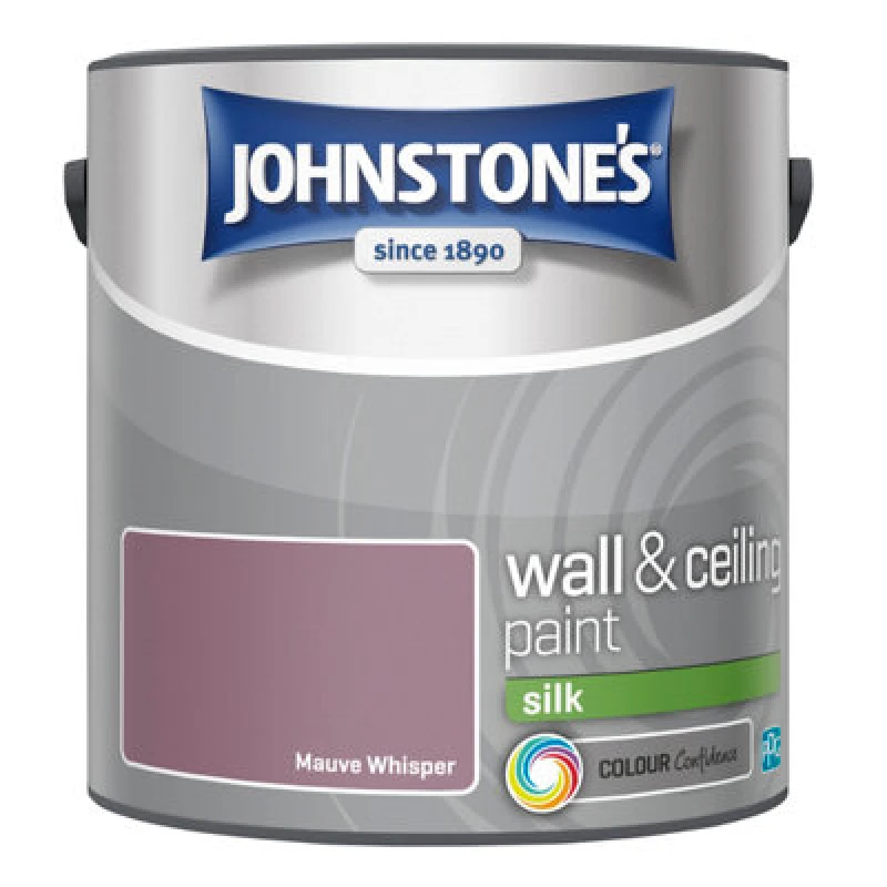 Image of Johnstone's Wall & Ceilings Silk Mauve Whisper Paint 2.5L