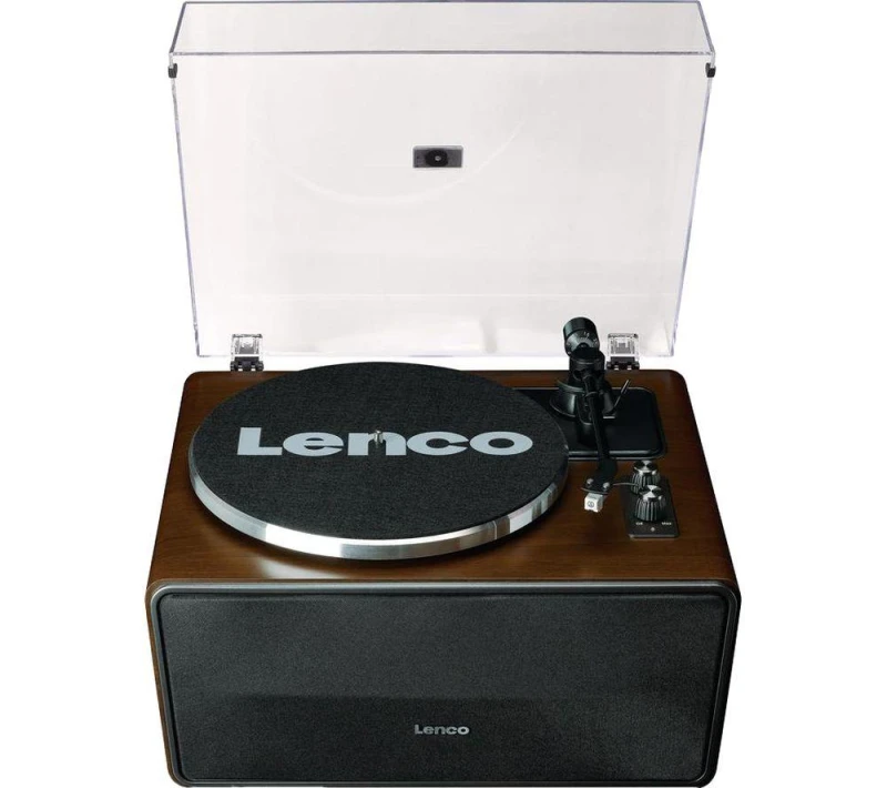 Image of LENCO LS-470 Belt Drive Bluetooth Turntable - Walnut, Brown 8711902080862