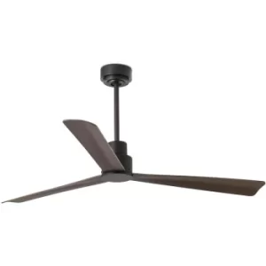 Image of Faro Nassau Medium Ceiling Fan Without Light Brown