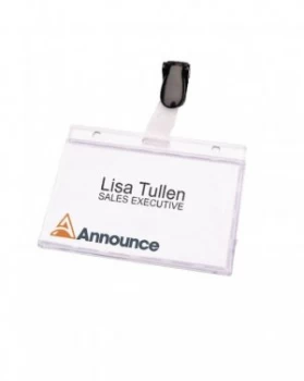 Image of Announce Security Pass Holder 60x90mm (Pack of 25) PV00925