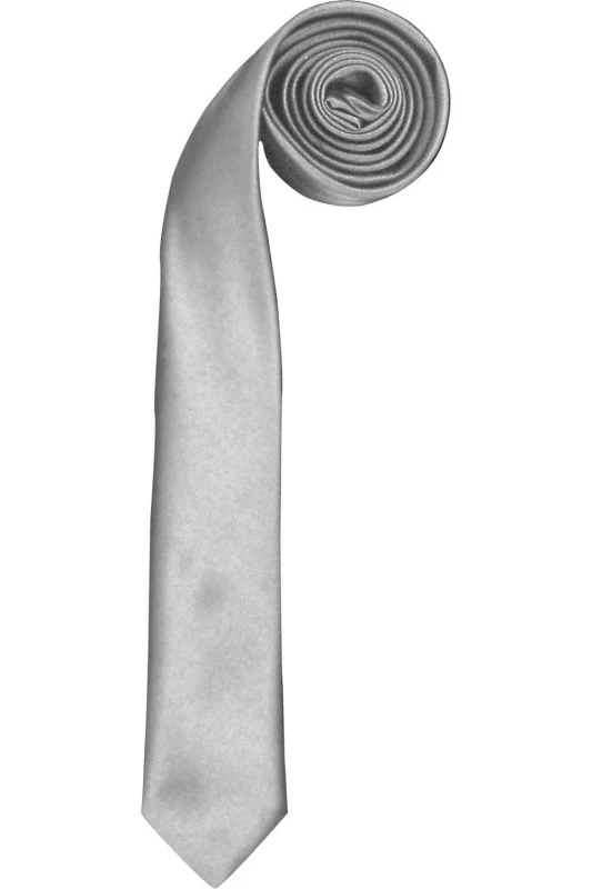 Image of Premier Premier Men Tie - Slim Retro Work Tie Pack of 2 in Silver Silver One Size Male 5059269154523