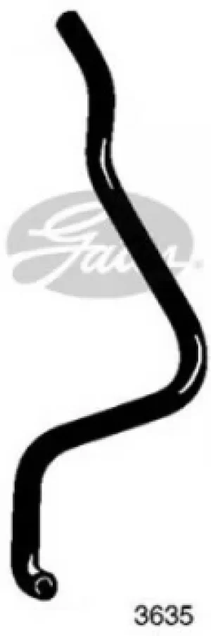 Image of Curved Radiator Hose 460mm X 16 Gates 3635