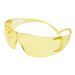 Image of 3M SecureFit SF203AF Protective Eyewear Anti Fog Lens Yellow Single