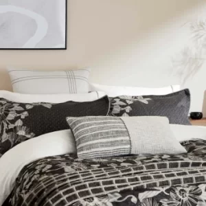 Image of Bedeck Of Belfast Faiza Double Duvet Cover, Charcoal