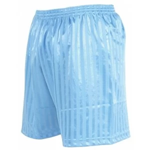 Image of Precision Striped Continental Football Shorts 34-36" Sky Blue