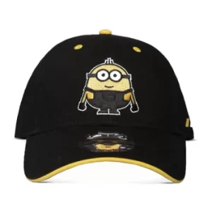 Image of MINIONS Stuart Adjustable Cap, Black/Yellow (BA448201DSP)