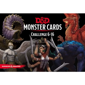 Image of D&D Monster Cards Challenge 6-16