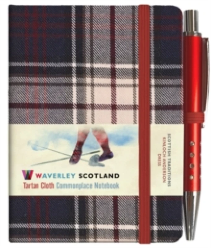 Image of Waverley S.T. (S): Dress Mini with Pen Pocket Genuine Tartan Cloth Commonplace Notebook Hardback