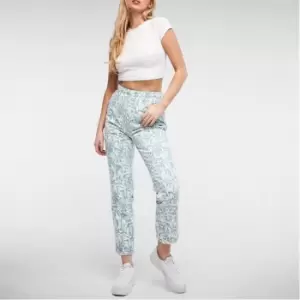 Image of Missguided Swirl Print Straight Leg Jeans - White