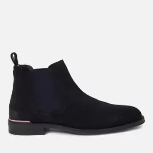Image of Tommy Hilfiger Mens Suede Chelsea Boots - Desert Sky - UK 10.5