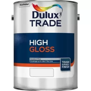 Image of Dulux Trade High Gloss Pure - Black - 2.5 Litres - Black