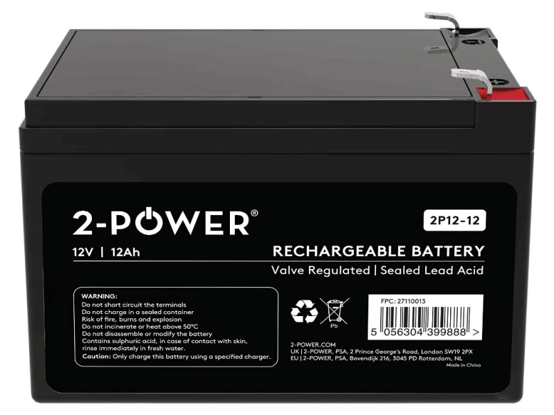 Image of 2-Power 2P12-12 UPS battery 12 V