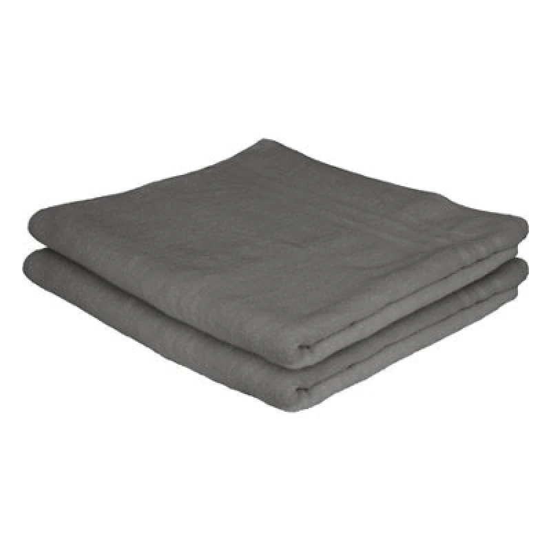 Image of Nicola Spring Cotton Bath Sheets - 160Cm X 90Cm - Charcoal - Pack Of 2