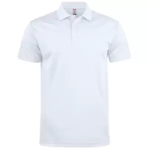 Image of Clique Unisex Adult Basic Active Polo Shirt (L) (White)