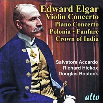 Image of Richard Hickox - Edward Elgar: Violin Concerto/Piano Concerto/Polonia/Fanfare/... CD
