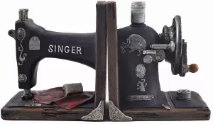 Image of Singer Sewing Shelf Tidy Pair Bookends