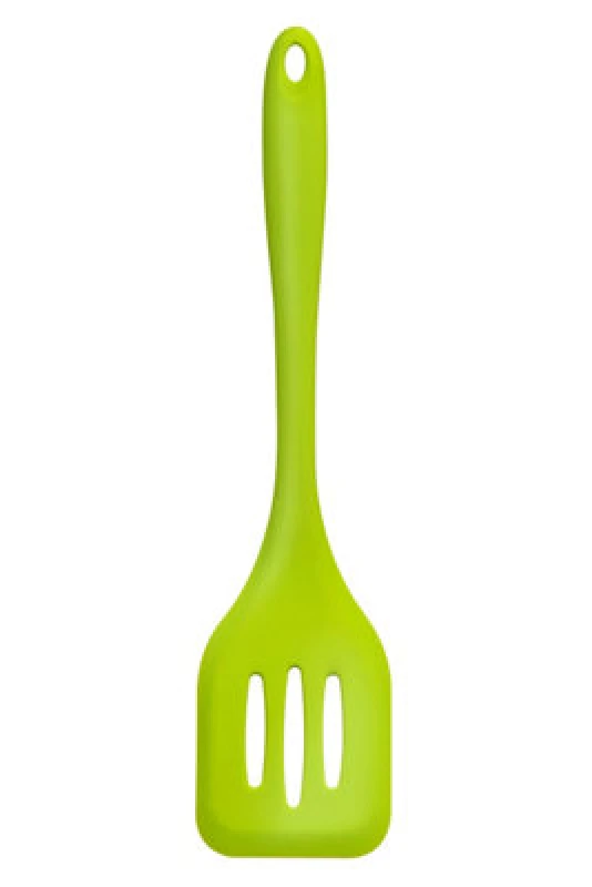 Image of Premier Housewares Zing Silicone Slotted Turner Green