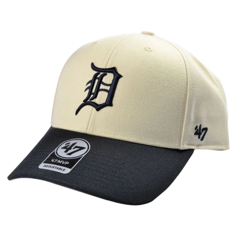 Image of Detroit Tigers Womens MLB MVP 47 Two Tone Baseball Cap in Natural Natural Female One Size