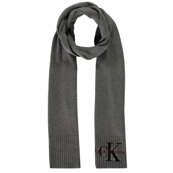 Image of Calvin Klein Jeans Basic Knitted Scarf - Black Beauty