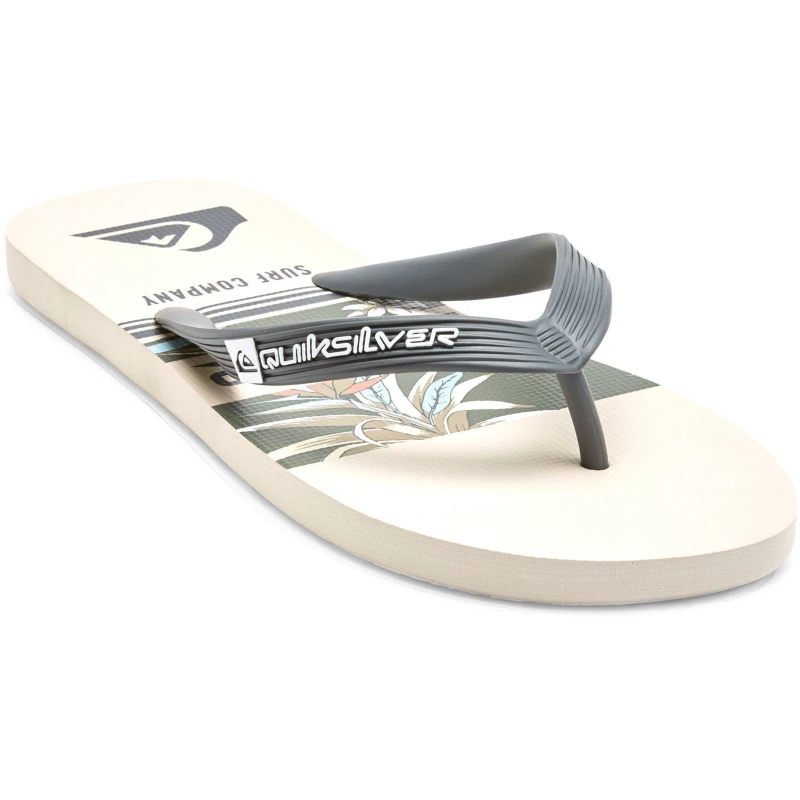 Image of Quiksilver Java Flip Flop Mens - Brown Brown 7