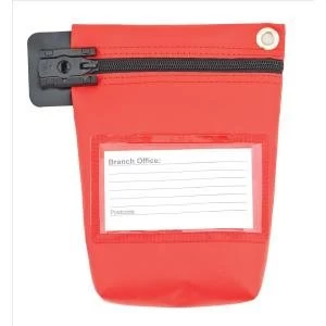 Image of Small Heavy Duty Cash Bag Red CB0R