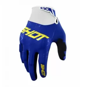 Image of SHOT Drift Spider Navy Yellow 9