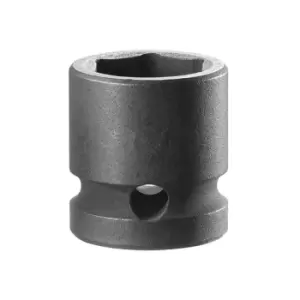 Image of Facom 6-POINT Stubby Impact Socket 1/2in Drive 18mm NSS.18A