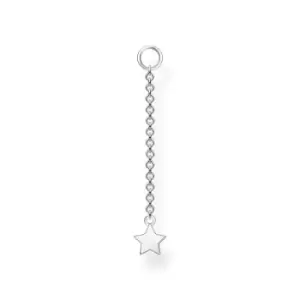 Image of THOMAS SABO Silver Star Chain Ear Pendant