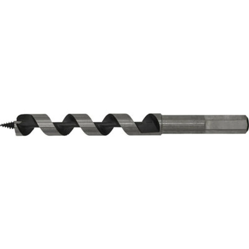 Image of Loops 14 x 155mm Hardened Auger Wood Drill Bit - Hexagonal Shank - Woodwork Timber Multi