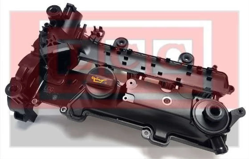 Image of GT-BERGMANN GT58-017 Rocker Cover with gasket/seal Plastic Rocker Cover (977)