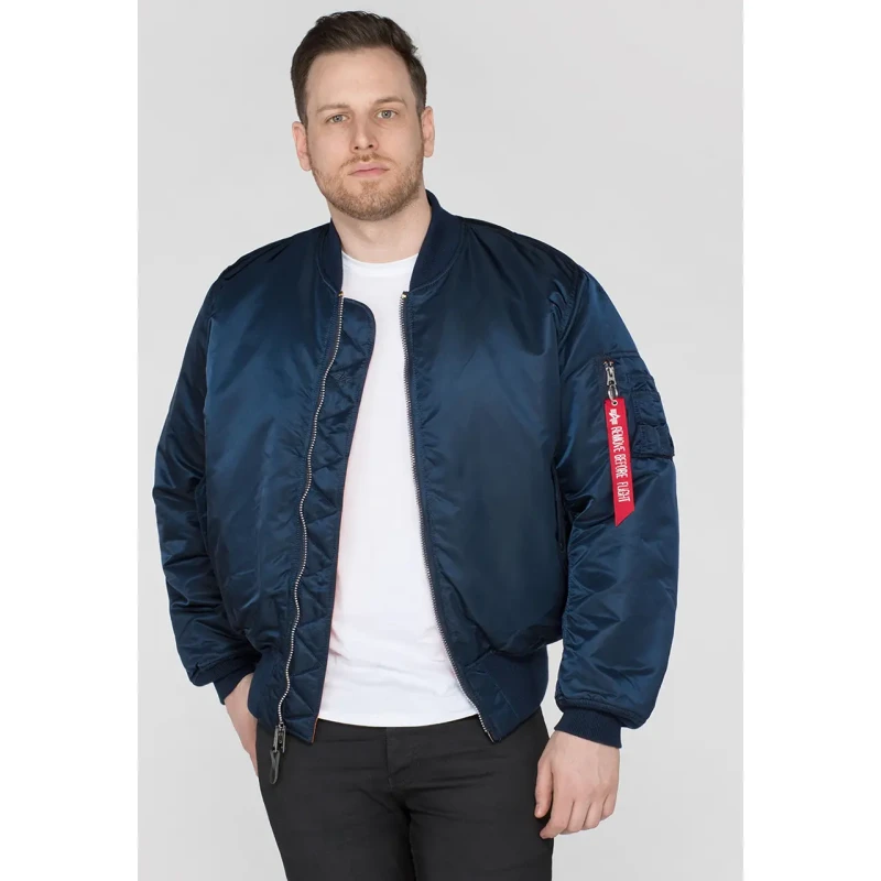 Image of alpha industries Bomber Alpha Industries MA-1 Bleu Male L