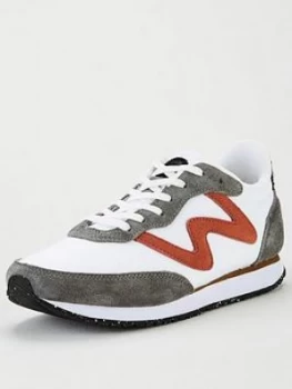 Image of Jack & Jones Trent Faux Leather Sneakers - Anthracite