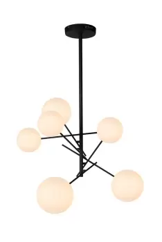 Image of Alara Modern Pendant light - Ø72cm - LED - G4 - 6x1,5W 2700K - Black