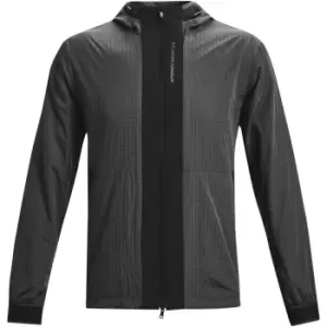 Image of Under Armour Rush Legacy Windbreaker Jacket Mens - Black