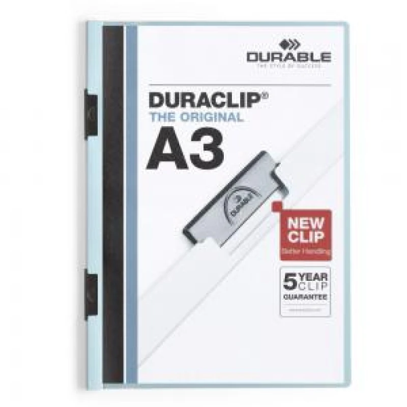 Image of Durable DURACLIP 60 A3 Folder Blue