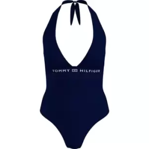 Image of Tommy Bodywear Halter One Piece 3 - Blue