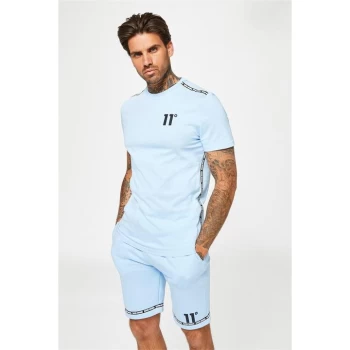 Image of 11 Degrees Taped T Shirt - Blue