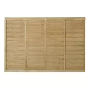 Image of Forest Garden - 4ft High Forest Pressure Treated Lap Fence Panel - Pressure Treated