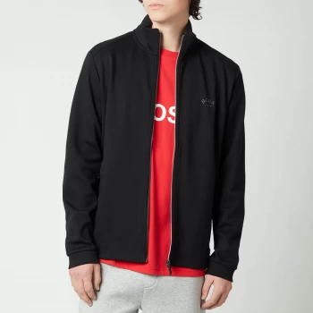 Image of Hugo Boss Athleisure Skaz Zip Through Sweatshirt Black Size L Men