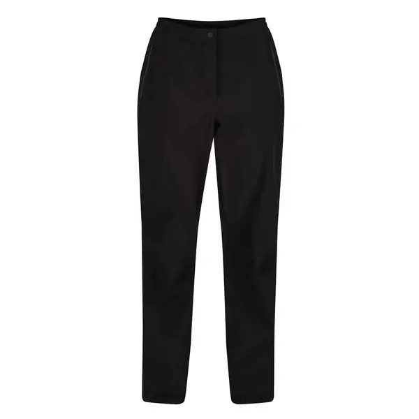 Image of Regatta Womens Highton Adjustable Walking Over Trousers XL - Waist 38' (96cm), Inside Leg 31' BLACK REG316-800-XLR