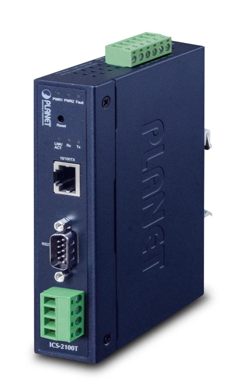 Image of PLANET IP30 Industrial 1-Port serial server