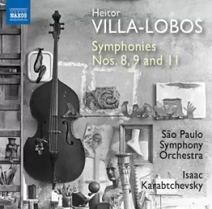 Image of Heitor Villa-Lobos Symphonies Nos 8 9 and 11 by Heitor Villa-Lobos CD Album