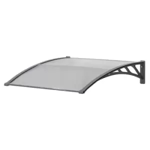 Image of Outsunny Door Canopy Awning Outdoor Window Rain Shelter For Door 100 X 80Cm