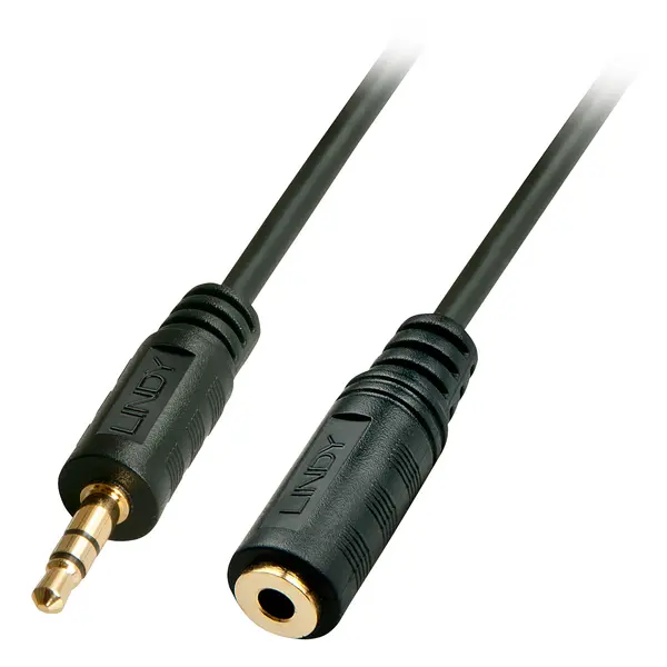 Image of Lindy 2m Premium Audio 3.5mm Jack Extension Cable