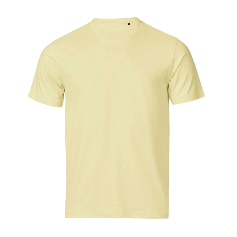 Image of TEE JAYS Mens Urban Luxury T-Shirt in Cream Size: XS Cream Male XS