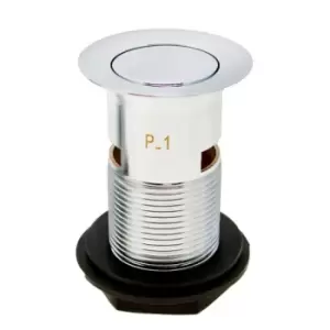 Image of Embrass Peerless 201877 1-1/4in Flip Plug Basin Waste Slotted Chrome Plated