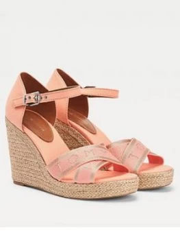Image of Tommy Hilfiger Metallic High Wedge Sandal